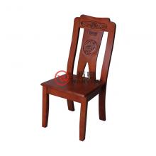 实木火锅桌椅-实木中式餐椅-雕花靠背实木餐椅