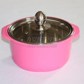 粉红色 电磁炉 耐热保温隔热锅盖外壳 没异味