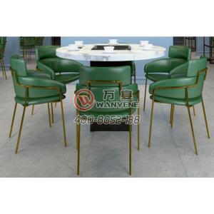 新款金色实心钢柱 餐椅 南亚风格 西餐椅子